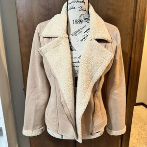 Suede Moto Jacket